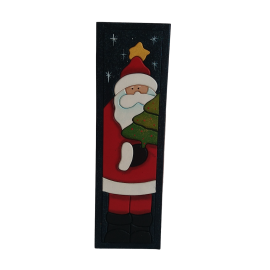 Caja Para Vino Clararte Cvn01 Decorativa Papá Noel