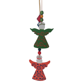 Móvil De Angelitos Clararte An2f Mdf Decorativo Techo