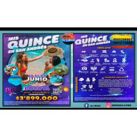 Mis quince en San Andrés