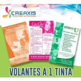 Volantes a una tinta