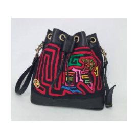 BOLSA JUDÍA EN CUERO CON MOLA