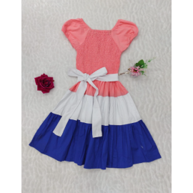 Vestido corto encauchado