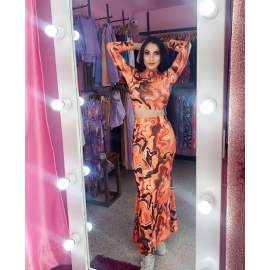 Enterizo naranja