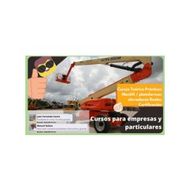 CURSO DE PLATAFORMA ELEVADORA - MANLIFT PARA EMPRESAS