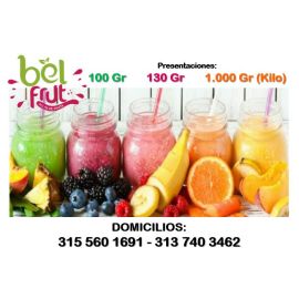 Pulpa refinada de todas las frutas