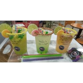 Sodas micheladas con fruta