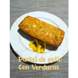 "Pastel de pollo con verduras