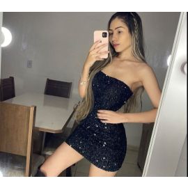 vestido en lentejuelas