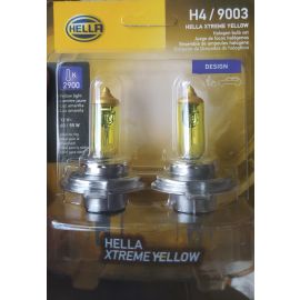 Bombillos H4 Super Yellow para farola. Especiales para la neblina y la lluvia. Recomendados para vehículos que viajan.