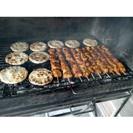 Chuzos de cerdo