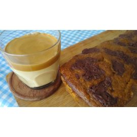 tortas saludables: chocolate, yogurt, plátano con nueces y cardamomo