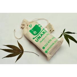 Tula con 30 sachets de 12gr de aromatica de panela orgánica con CBD