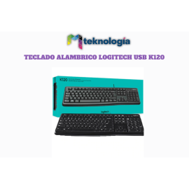 TECLADO ALAMBRICO LOGITECH USB K120
