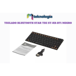 TECLADO BLUETOOTH STAR TEC ST-KB-B71 NEGRO