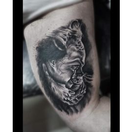 Tatuaje en sombras Pennywise