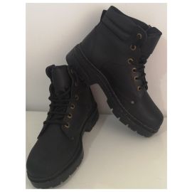 Bota en cuero-Negro-38