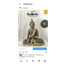 Buda en yeso