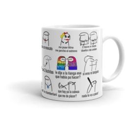 Mug pocillo vaso personalizado sublimado con estilo de ÑERO QUE HIZO.