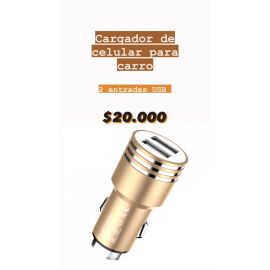 Cargador de celular para carro
