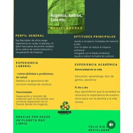 Concienciación reciclaje  Recolección material reciclado empresas y conjuntos